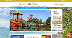 Desktop Screenshot of cairnsholiday.com.au